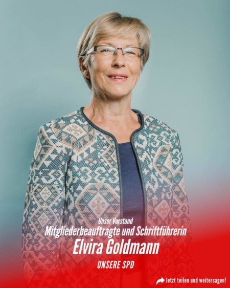 Elvira Goldmann Mitgliederbeauftragte und Schriftführerin